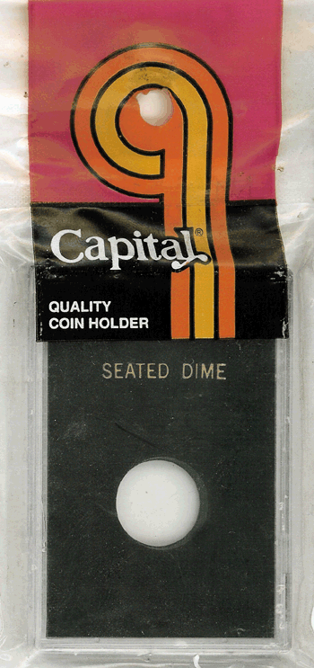 Capital Plastics Seated Dime CAPS Holder - Black