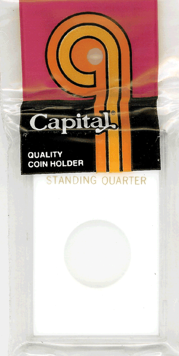 Capital Plastics Standing Liberty CAPS Holder - White