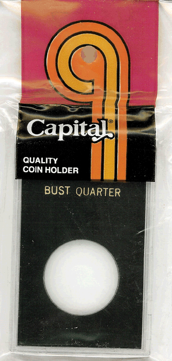 Capital Plastics Bust Quarter CAPS Holder - Black