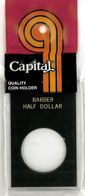 Capital Plastics Barber Half Dollar CAPS Holder - Black