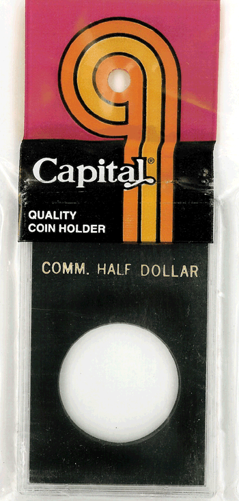 Capital Plastics Commemorative Half Dollar CAPS Holder - Black