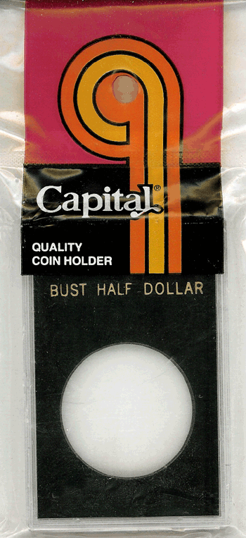 Capital Plastics Bust Half Dollar CAPS Holder - Black