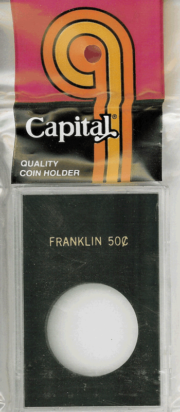 Capital Plastics Franklin Half Dollar CAPS Holder - Black