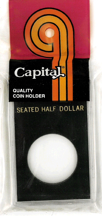 Capital Plastics Seated Half Dollar CAPS Holder - Black