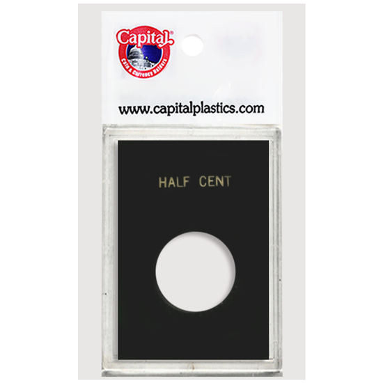 Capital Plastics Half Cent CAPS Holder - Black