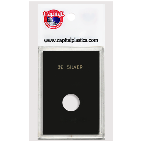 Capital Plastics 3 Cent Silver CAPS Holder - Black