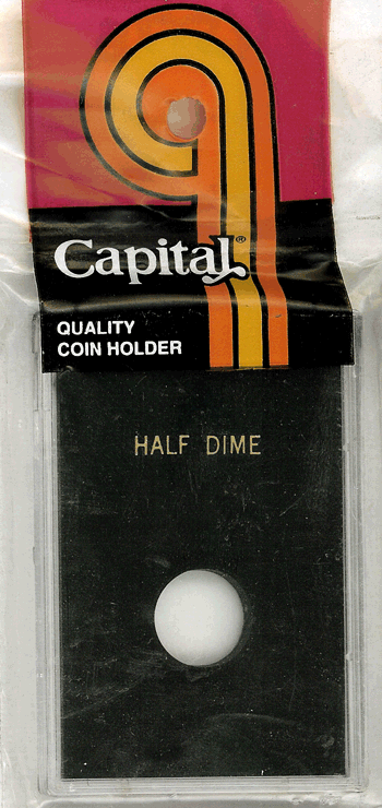 Capital Plastics Half Dime CAPS Holder - Black