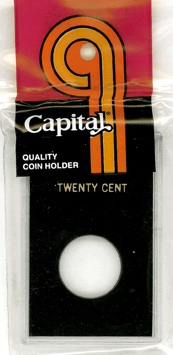 Capital Plastics 20 Cent CAPS Holder - Black