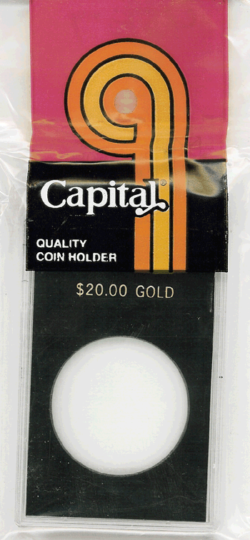 Capital Plastics $20 Gold CAPS Holder - Black