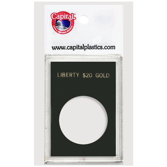 Capital Plastics $20 Liberty Gold CAPS Holder - Black