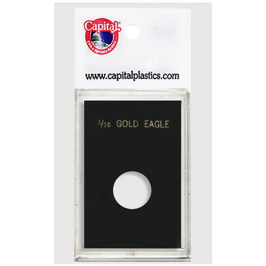 Capital Pastics 1-10 oz Gold Eagle CAPS Holder - Black