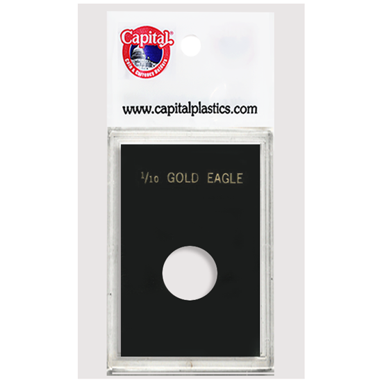 Capital Pastics 1/10 oz Gold Eagle CAPS Holder - Black