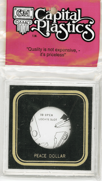 Capital Plasics Peace Dollar VPX Coin Holder - Black