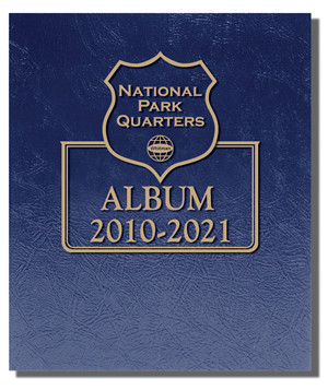 Whitman National Park Quarters  Coin Album 2010 - 2021
