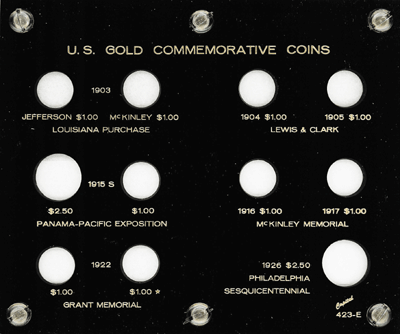 Commemorative Gold Coins 1903-1926 5x6