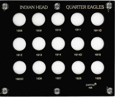 Indian Head Quarter Eagles  5x6