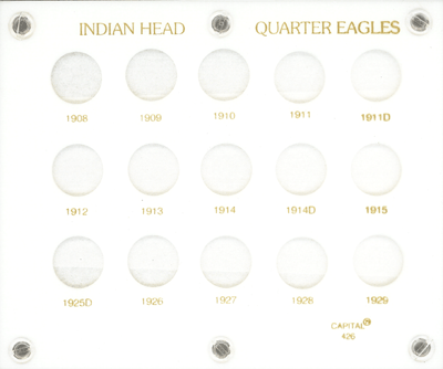 Indian Head Quarter Eagles  5x6