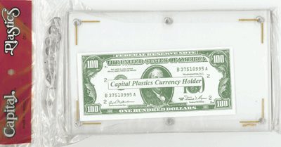 Modern U.S. Currency Holder 4.5 x 7.5