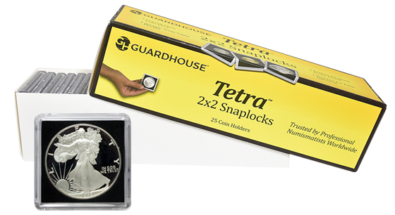 Guardhouse American Silver Eagle Tetra Snaplocks - 25 pack