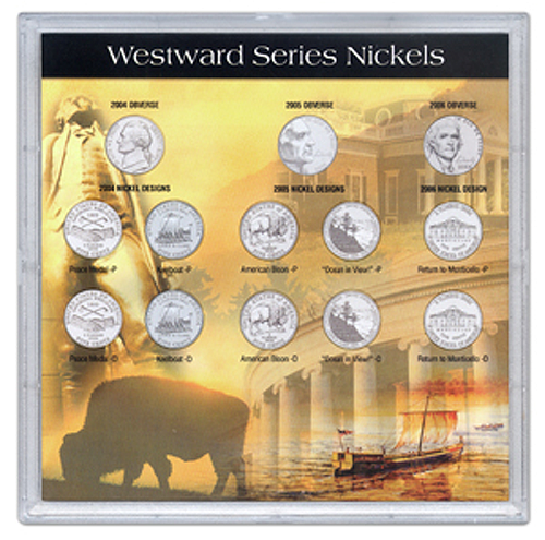 Westward Nickels Frosty Case ( 13 Nickel ) - Bison