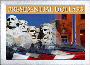 Presidential Dollar Frosty Case - Mt. Rushmore