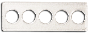 Whitman 5 Hole Quarter Snaplocks - Bulk 25 Piece Packs