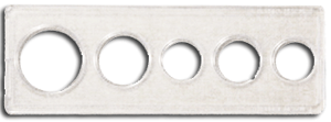 Whitman 5 Hole Snaplock for Penny thru Half Dollar - Bulk 25 Piece Pack