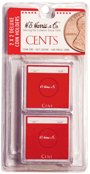 H.E. Harris 2 x 2 Snaplocks for Pennies - 6 PK