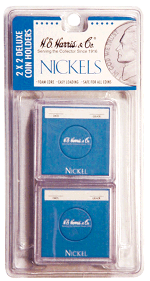 H.E. Harris 2 x 2 Snaplocks for Nickels - 6 PK