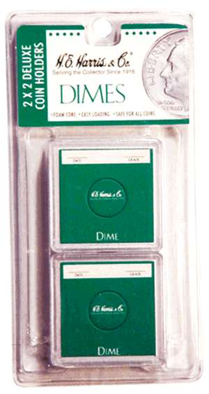 H.E. Harris 2 x 2 Snaplocks for Dimes - 6 PK