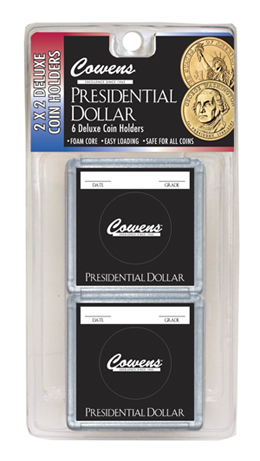 H.E. Harris 2 x 2 Snaplocks for Presidential Dollars - 6 PK