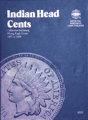 Indian Head Cents Coin Folder 1857 - 1909