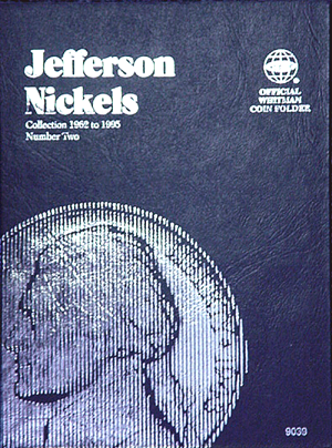 Jefferson Nickels Coin Folder 1962 - 1995