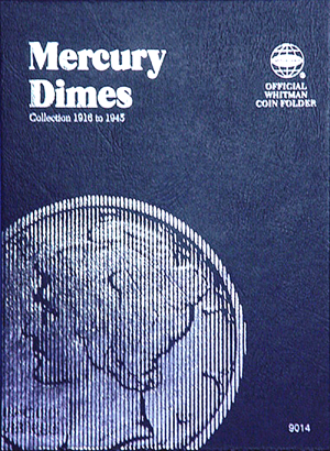 Mercury Dimes Coin Folder 1916 - 1945