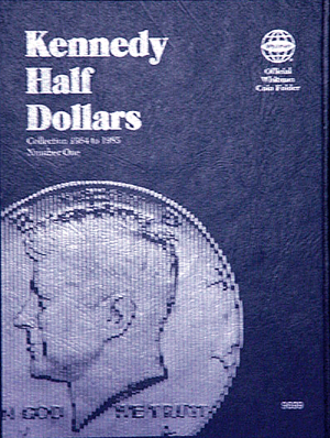 Whitman Kennedy Half Dollar Coin Folder 1964 - 1985