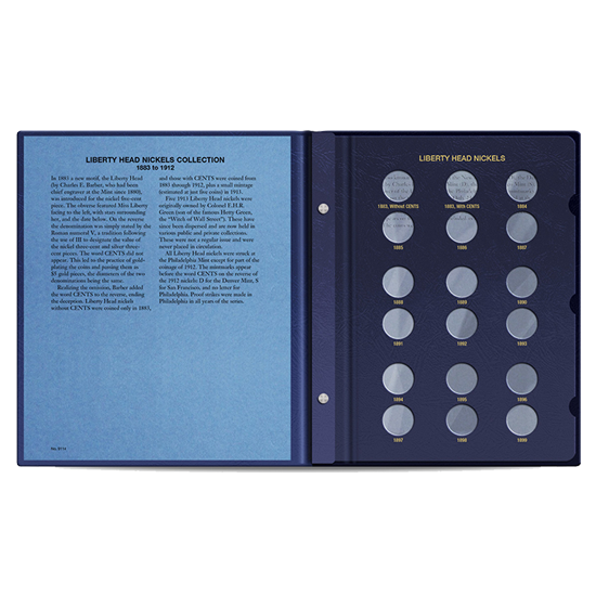 Whitman - Liberty Nickel Album: 1883 - 1912