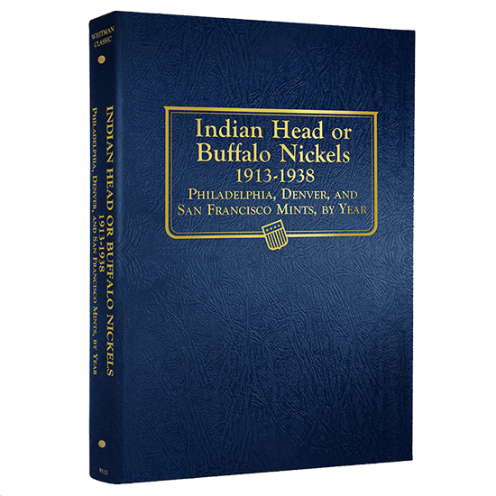 Whitman - Indian Head or Buffalo Nickel Album: 1913 - 1938