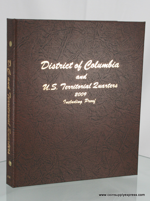 Dansco District of Columbia and Territorial Quarters Album w/ Proofs - 2009