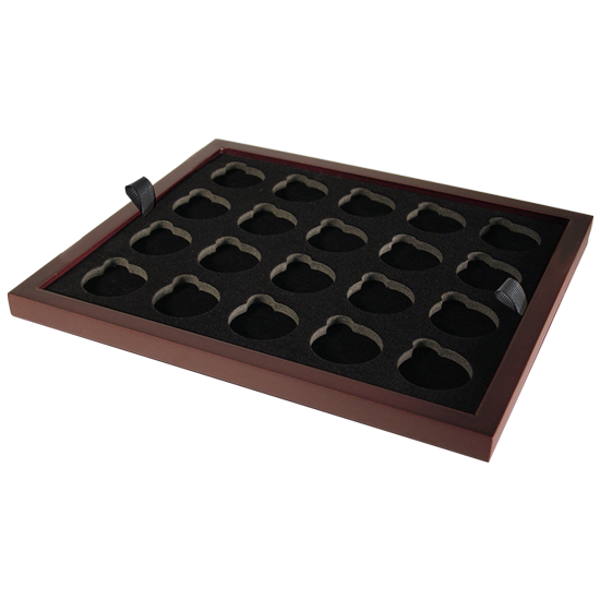 Guardhouse Wood Tray for Medium Coin Capsules