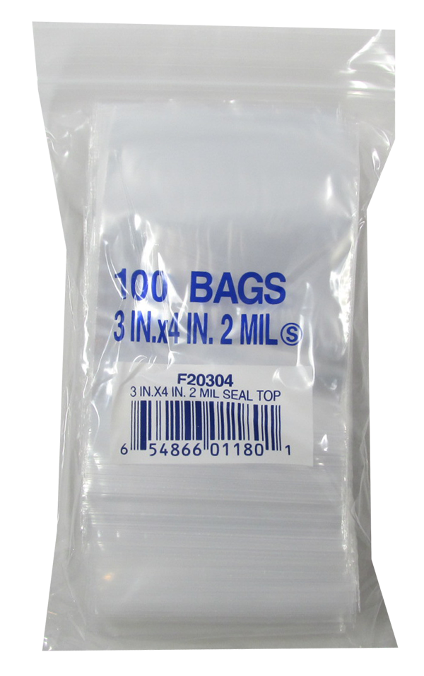 Zip Lock Bag - 3x4