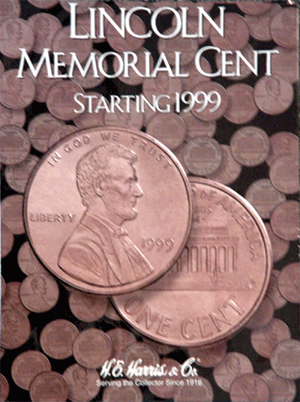 H.E. Harris Lincoln Memorial Cent Coin Folder 1999 - 2008