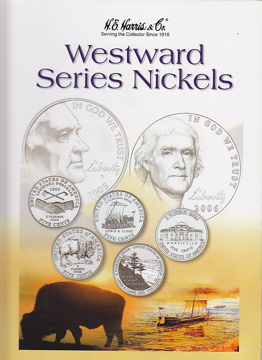 H.E. Harris Westward Series Journey Nickel Coin Folder 2004 - 2006