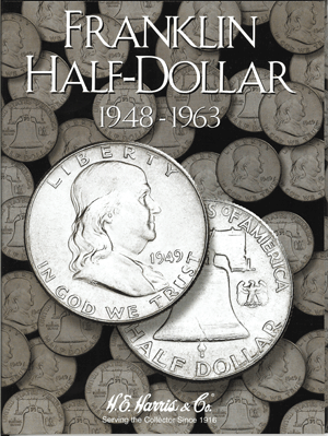 H.E. Harris - Franklin Half Dollar Folder: 1948 - 1963