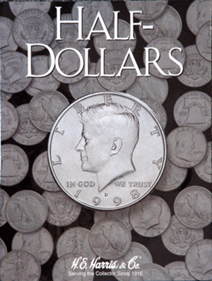 H.E. Harris - Half Dollar Coin Folder: No Dates