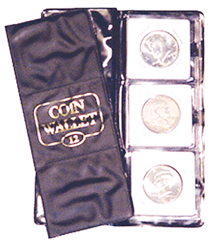 Whitman Coin Wallet for 2 x 2 Coin Flips - 12 PKT