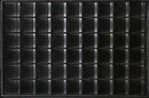 Mini Flip Vertical Display Tray Black Tray - Vertical