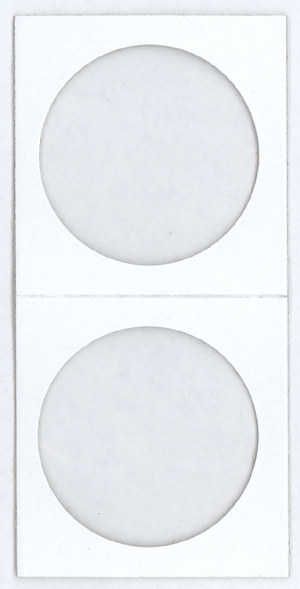 Cowens Large Dollar 2 x 2 Staple Type Coin Flips - 100 PK