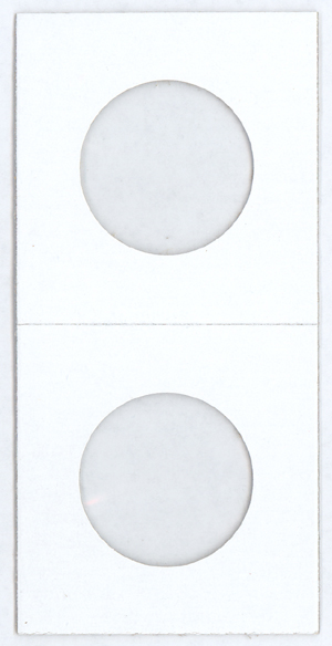 Cowens Small Dollar 2 x 2 Staple Type Coin Flips - 100 PK