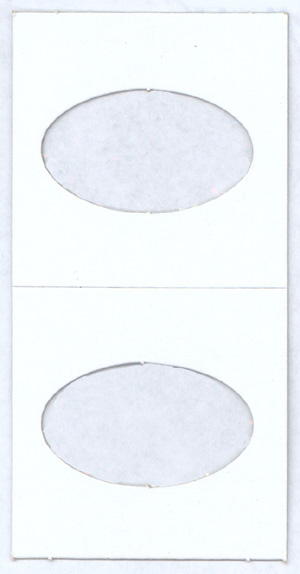 Oblong Paper 2 x 2 Coin Holders Cowens Oblong
