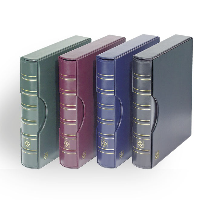 Lighthouse Grande Classic 3 Ring Binder w Slipcase - Blue